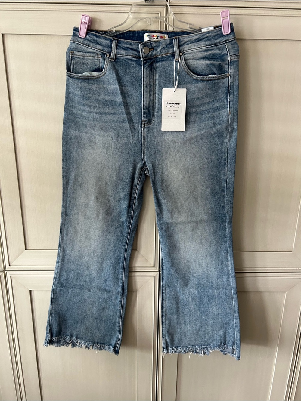 Freckled Poppy/Risen Jeans Light Wash Jeans - Light Blue
